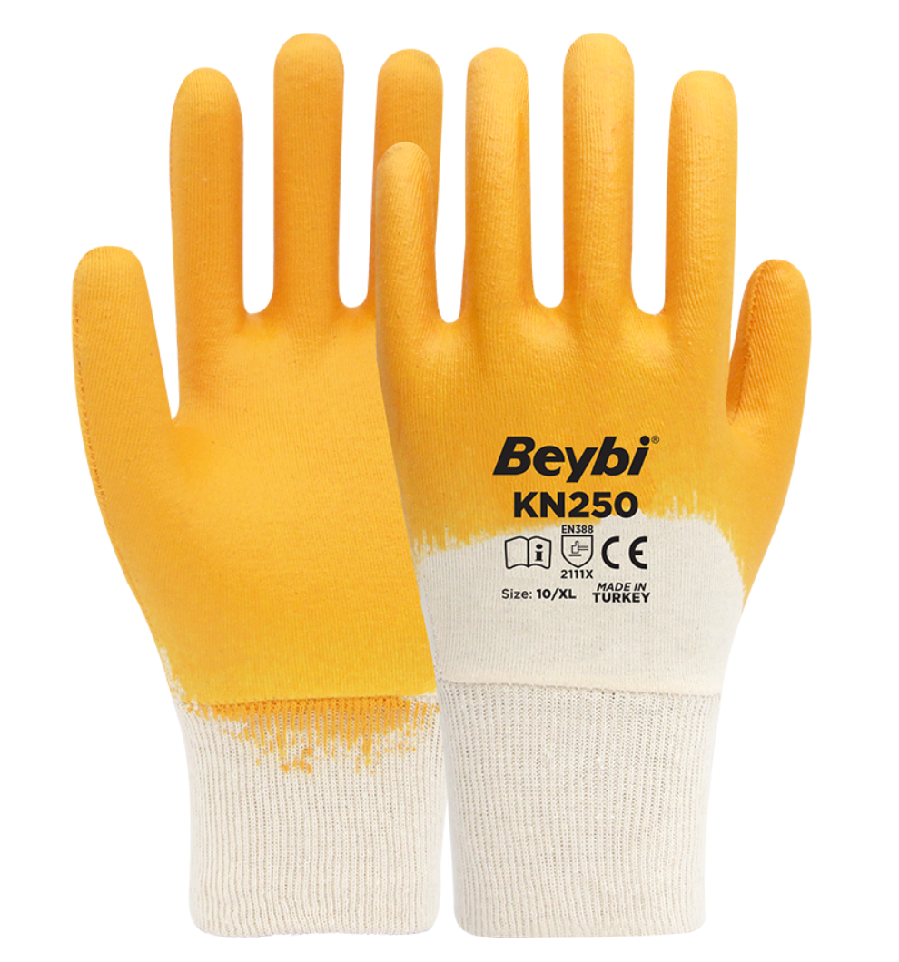 Yarım Kaplı Nitril Eldiven